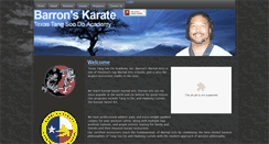 Desktop Screenshot of barronskarate.com